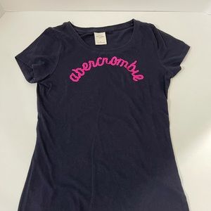Abercrombie Kids Navy Short Sleeve T-shirt Size XL